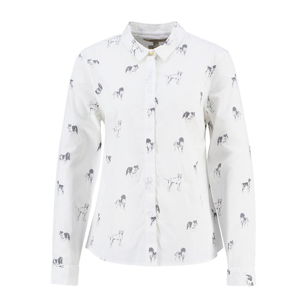 Barbour Ladies Brambles Shirt  - Dog Print