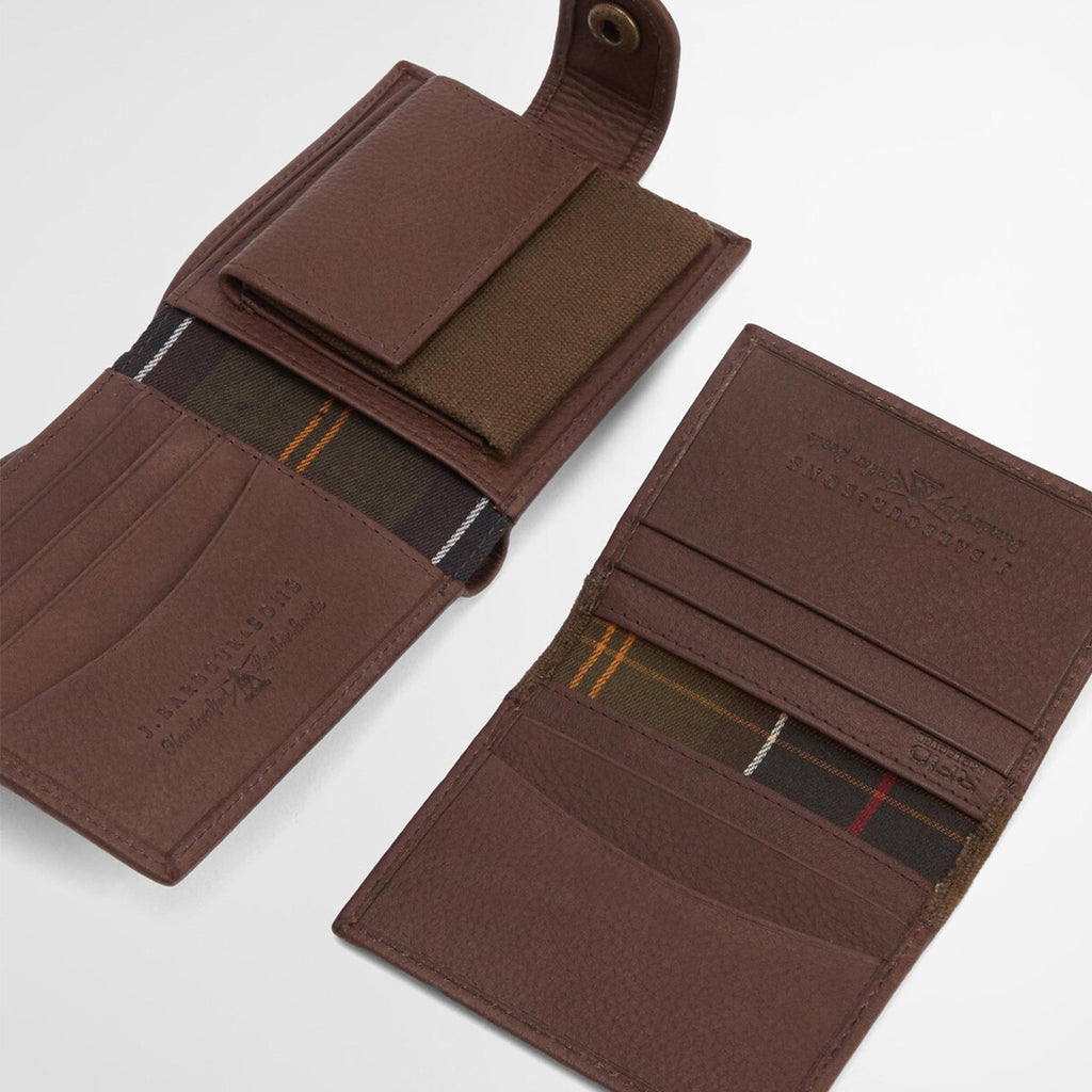 Barbour Mens Padbury Leather Gift Set - Brown