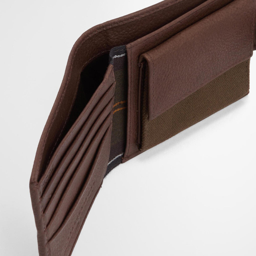 Barbour Mens Padbury Leather Gift Set - Brown