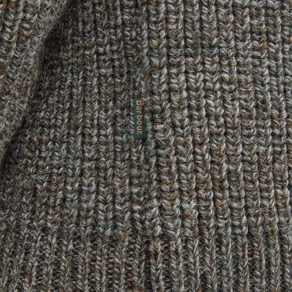 Barbour Mens New Tyne Crew Neck Sweater - Derby Tweed
