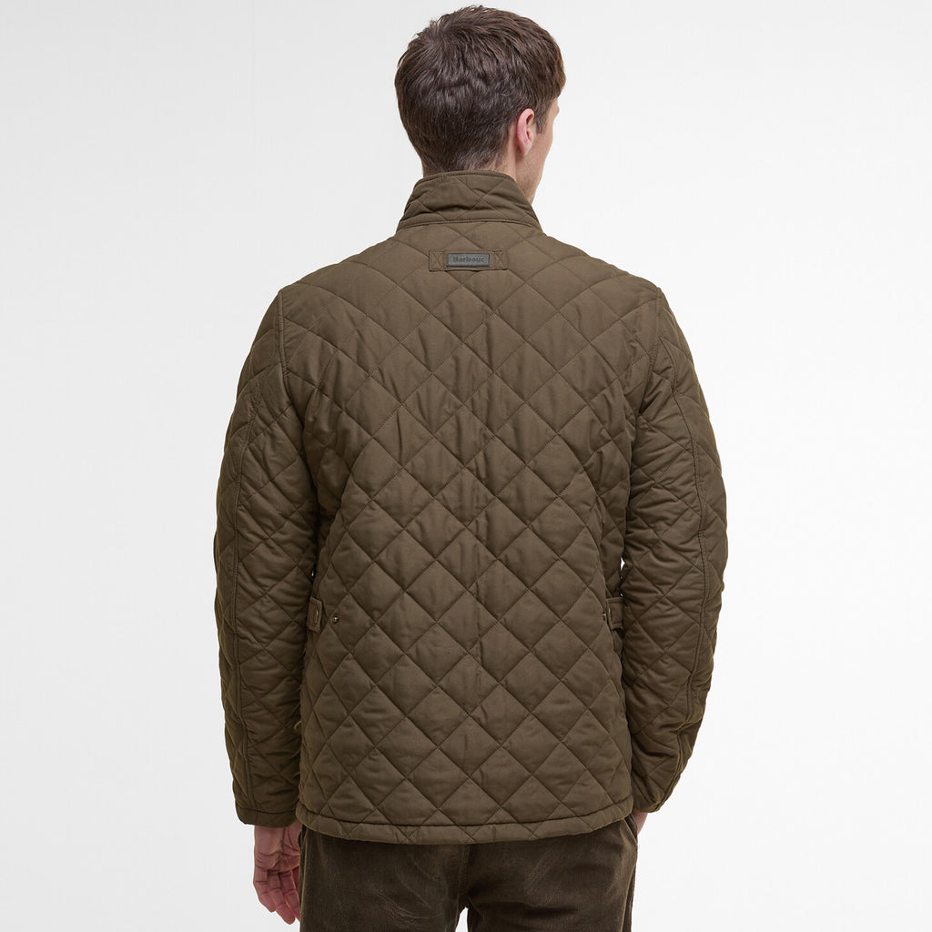 Barbour Mens Shoveler Quilted Jacket - Dark Olive