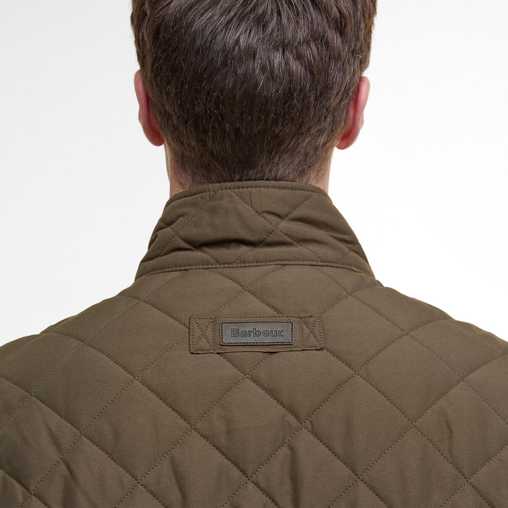 Barbour Mens Shoveler Quilted Jacket - Dark Olive