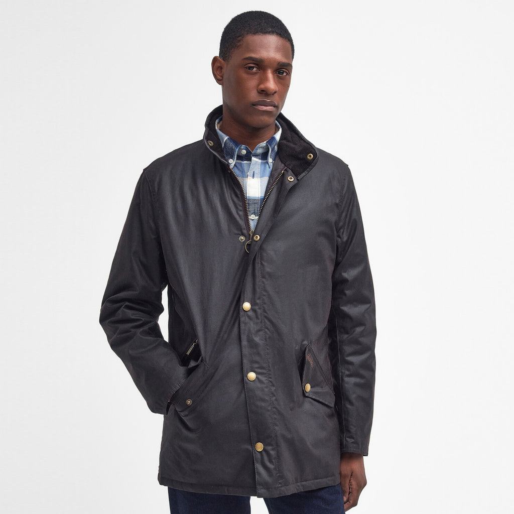 Barbour Mens Prestbury Wax Jacket - Rustic