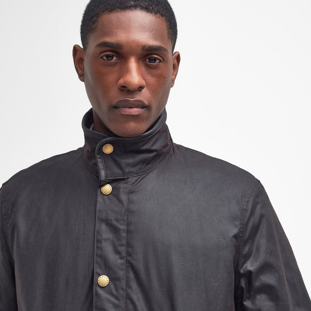 Barbour Mens Prestbury Wax Jacket - Rustic