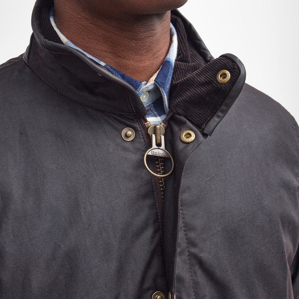 Barbour Mens Prestbury Wax Jacket - Rustic