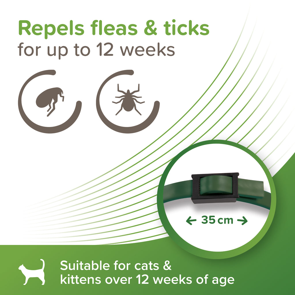 Beaphar VETOpure Flea Collar for Cats - 35cm
