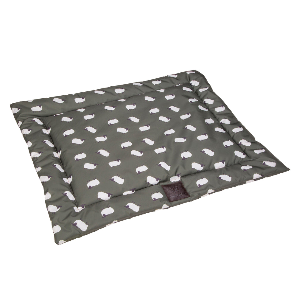 Digby and Fox Waterproof Padded Dog Bed - Sheep