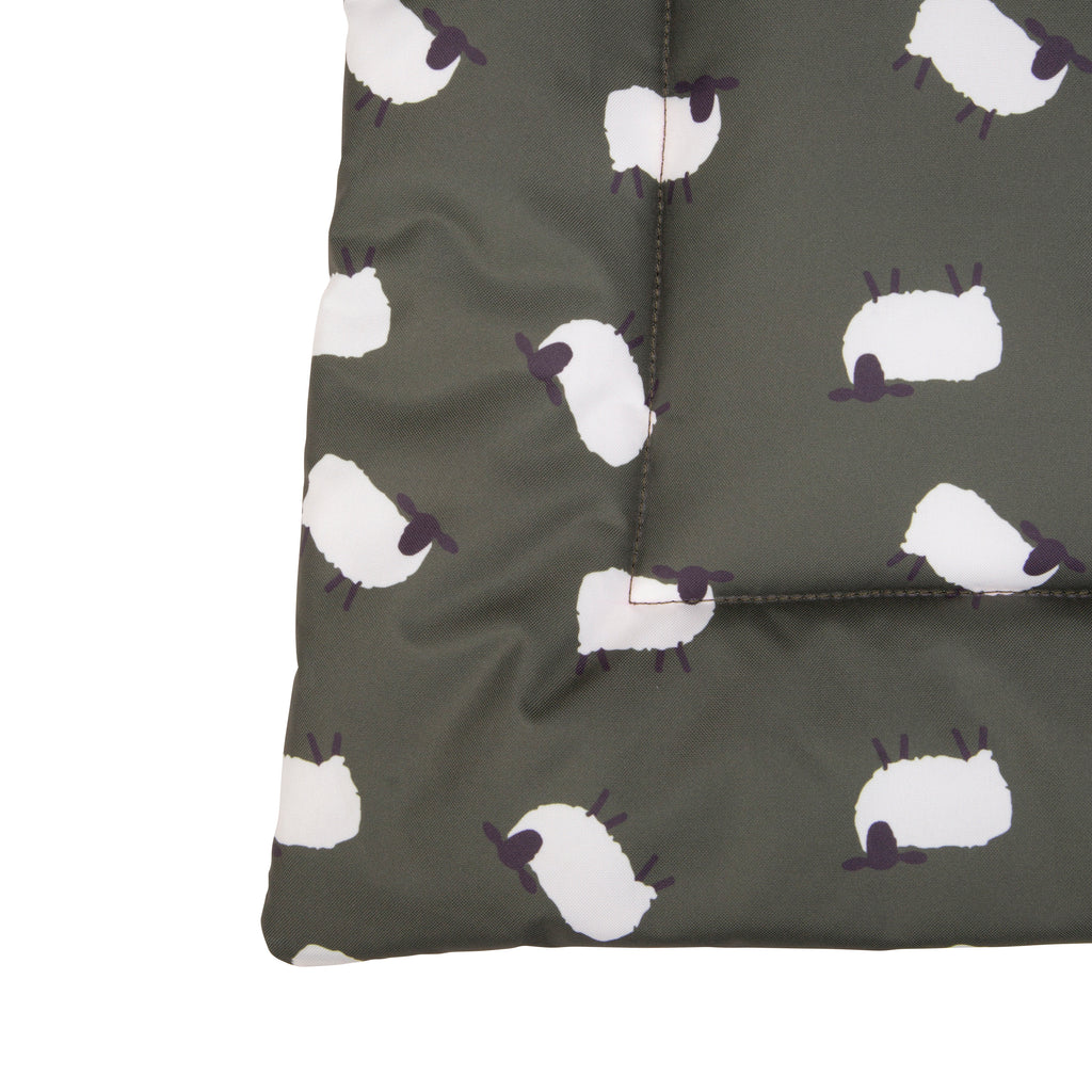 Digby and Fox Waterproof Padded Dog Bed - Sheep