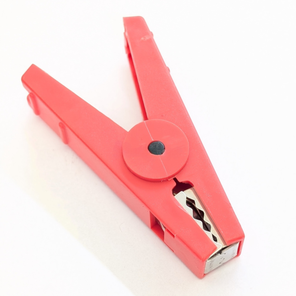 Stockshop Crocodile Clip - Red