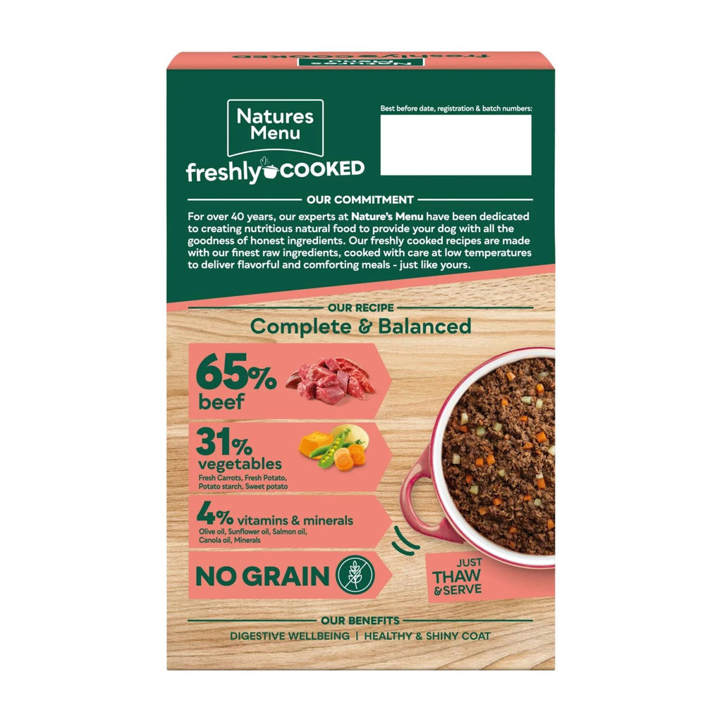 Natures Menu Freshly Cooked Beef - 400g