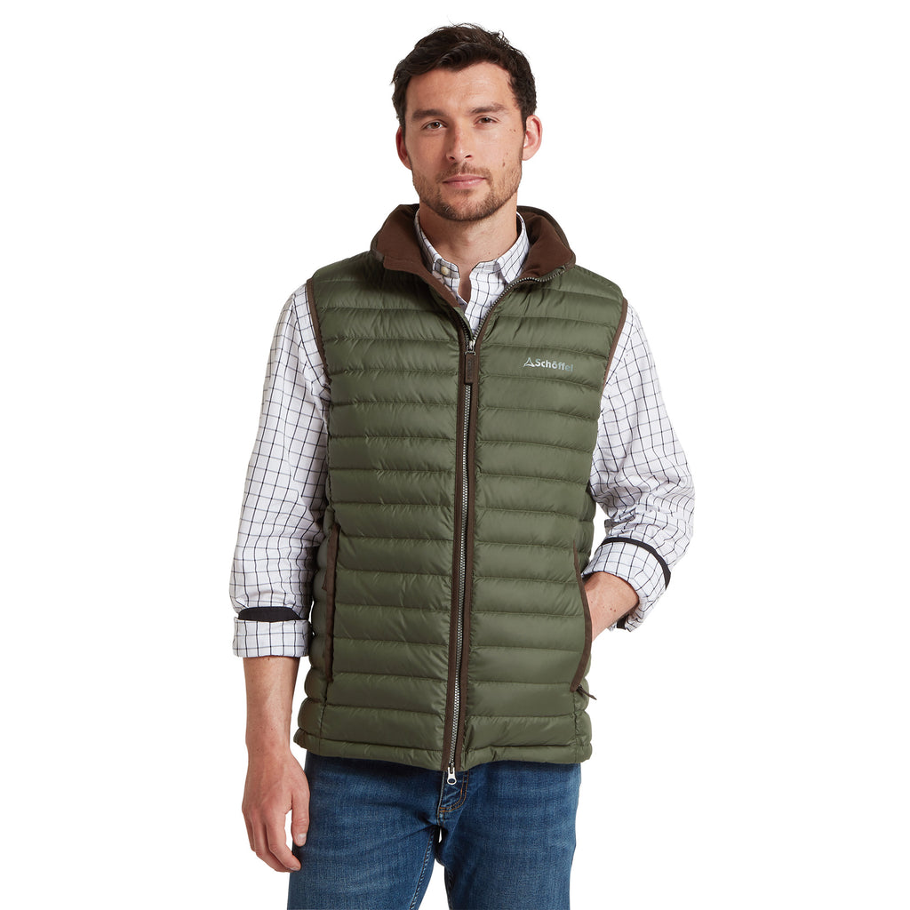 Schoffel Mens Bowden Down Gilet - Woodland