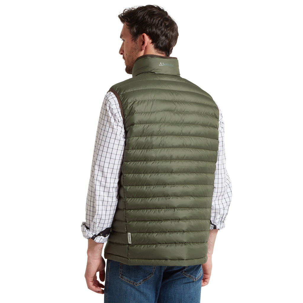 Schoffel Mens Bowden Down Gilet - Woodland