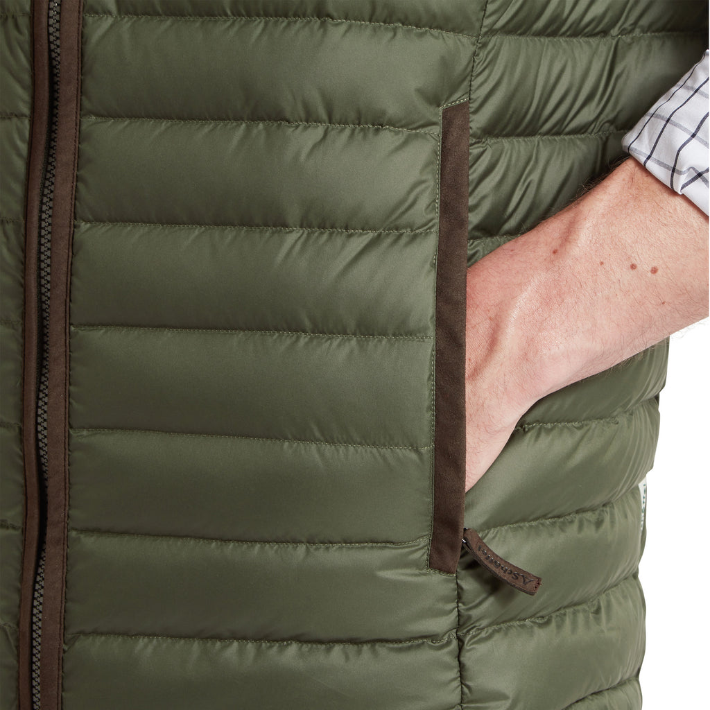 Schoffel Mens Bowden Down Gilet - Woodland