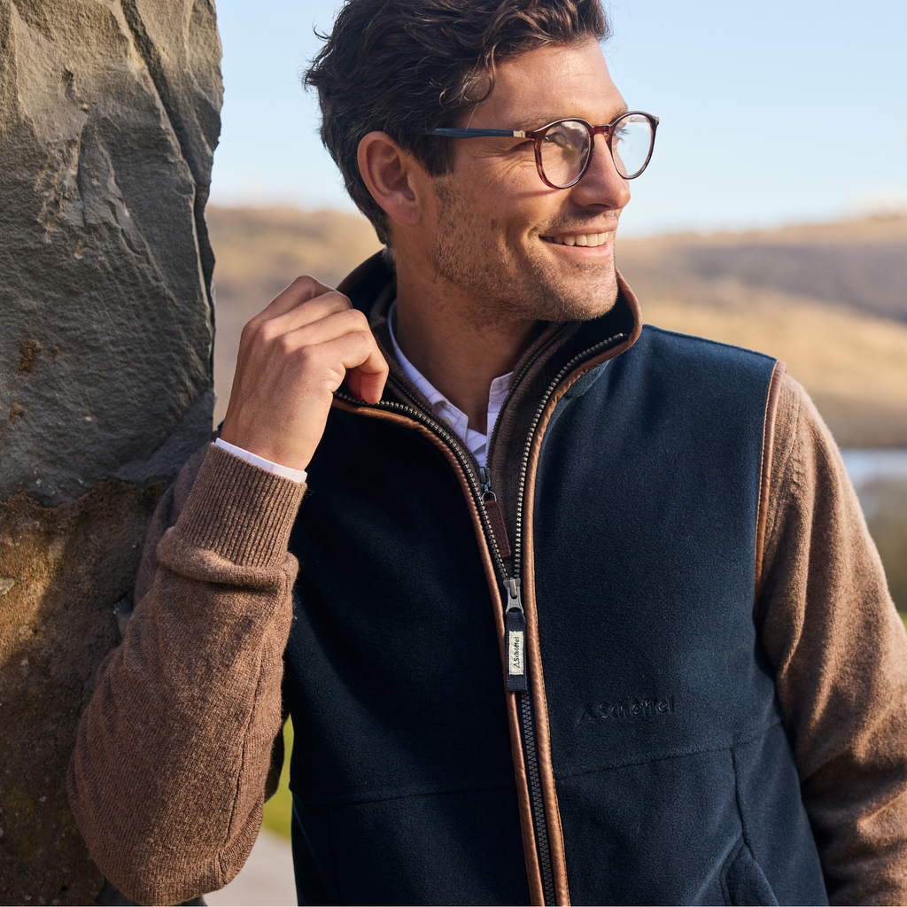 Schoffel Mens Marlow Gilet - Navy