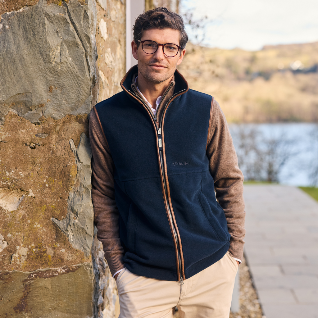 Schoffel Mens Marlow Gilet - Navy