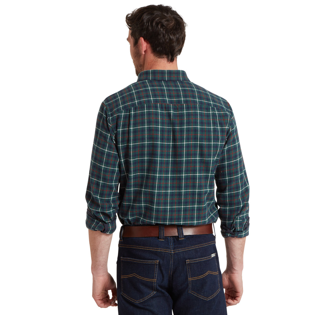 Schoffel Mens Akenham Shirt - Botanical Green