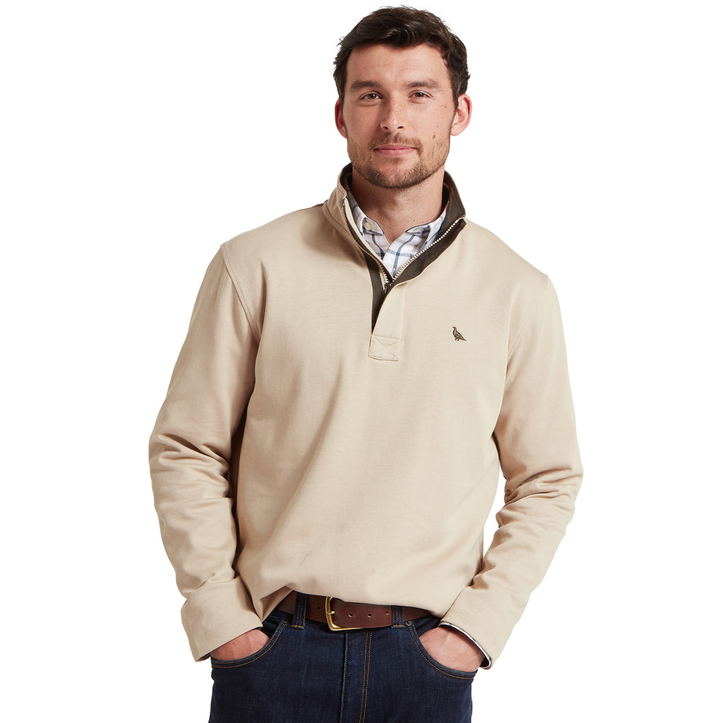 Schoffel Mens Branscombe Cove Sweatshirt - Cobblestone