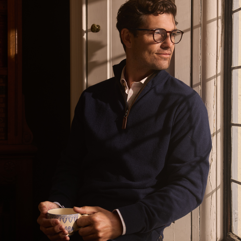 Schoffel Mens St Merryn Sweatshirt - True Navy