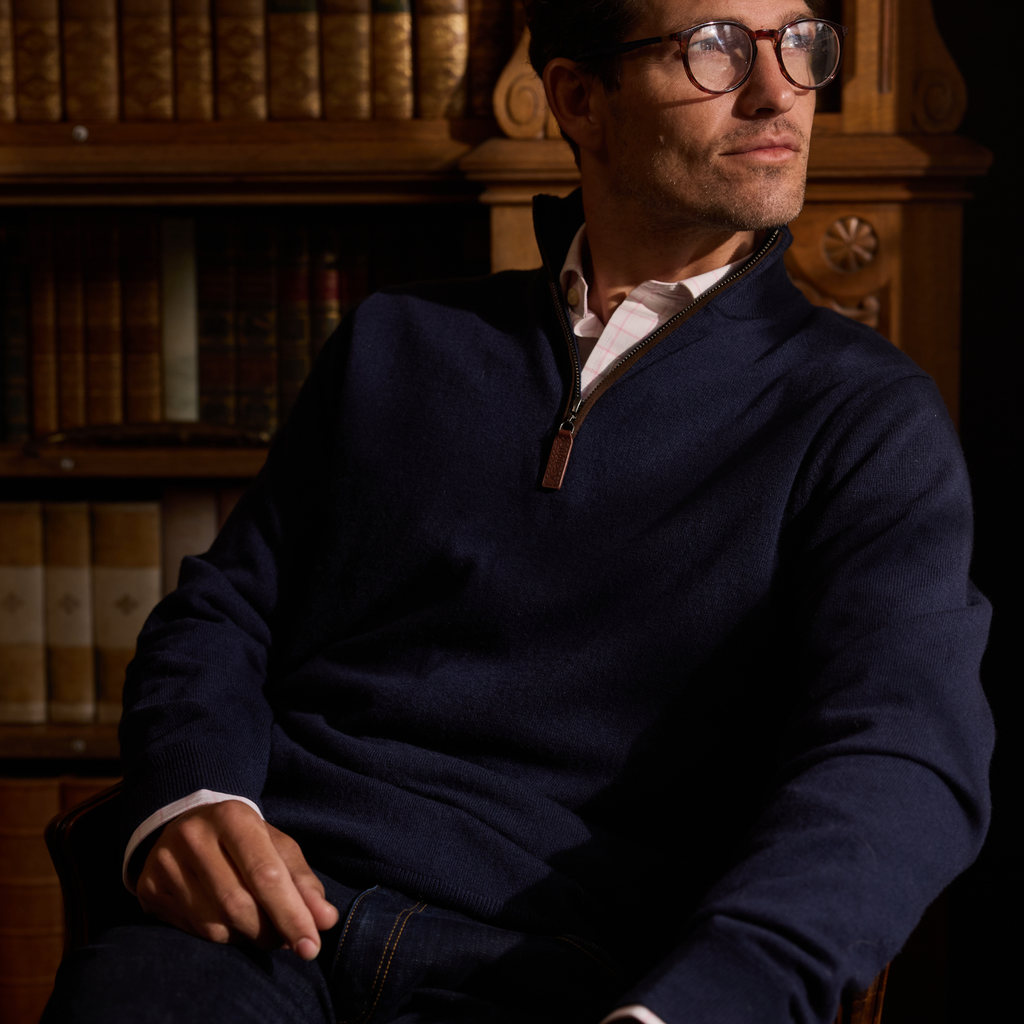 Schoffel Mens St Merryn Sweatshirt - True Navy