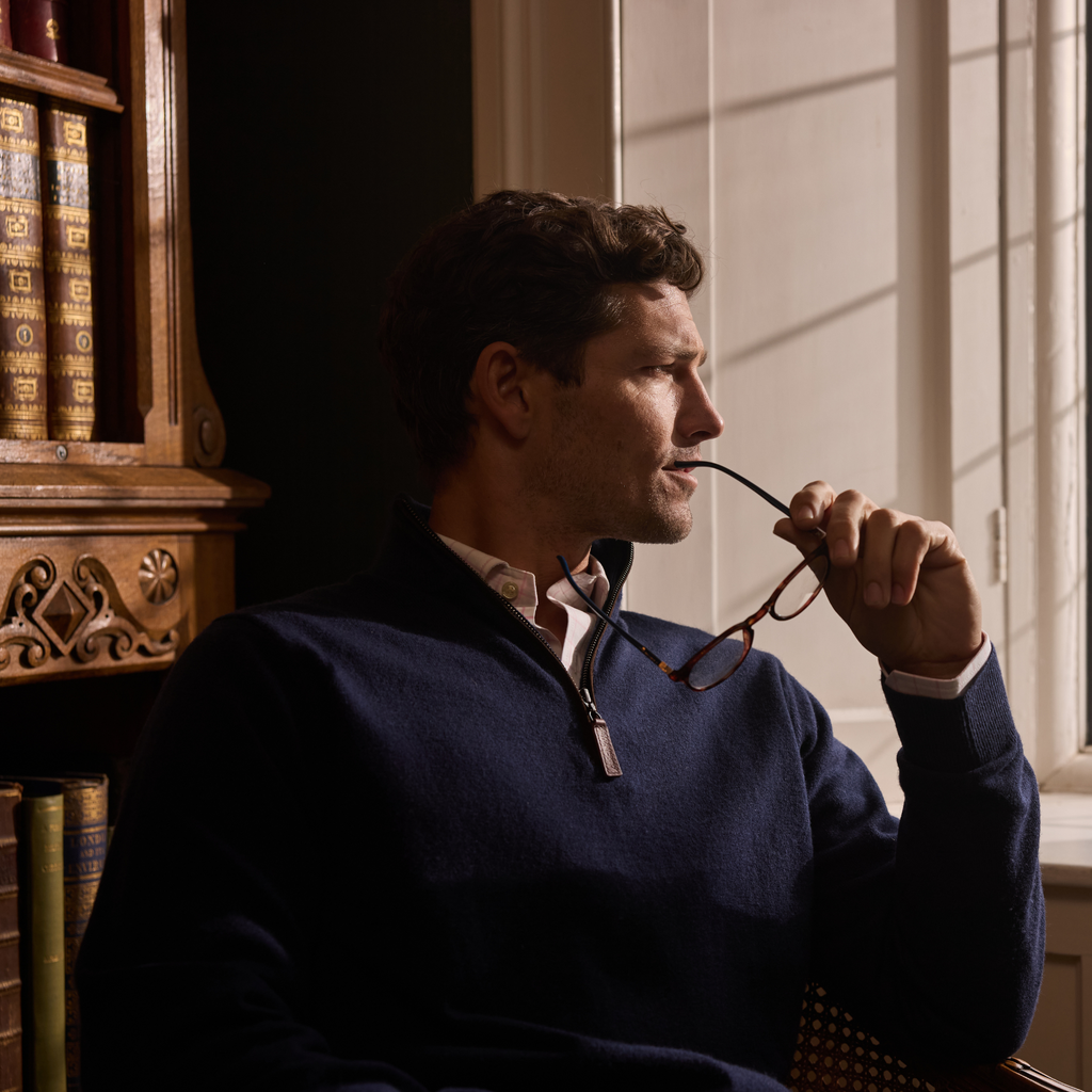 Schoffel Mens St Merryn Sweatshirt - True Navy