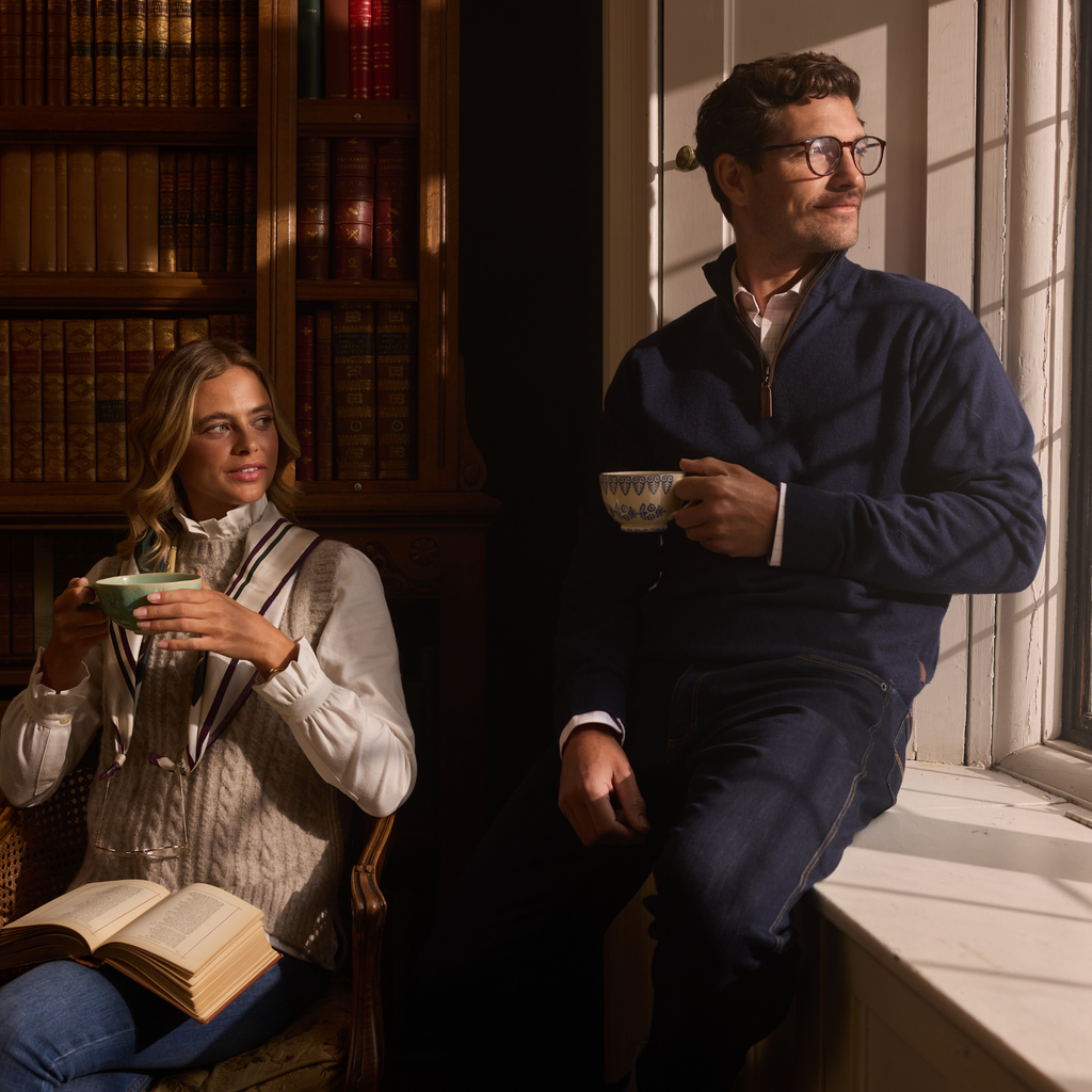 Schoffel Mens St Merryn Sweatshirt - True Navy