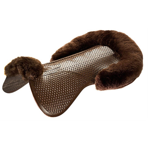 Just Gel Lambskin Half Pad - Brown