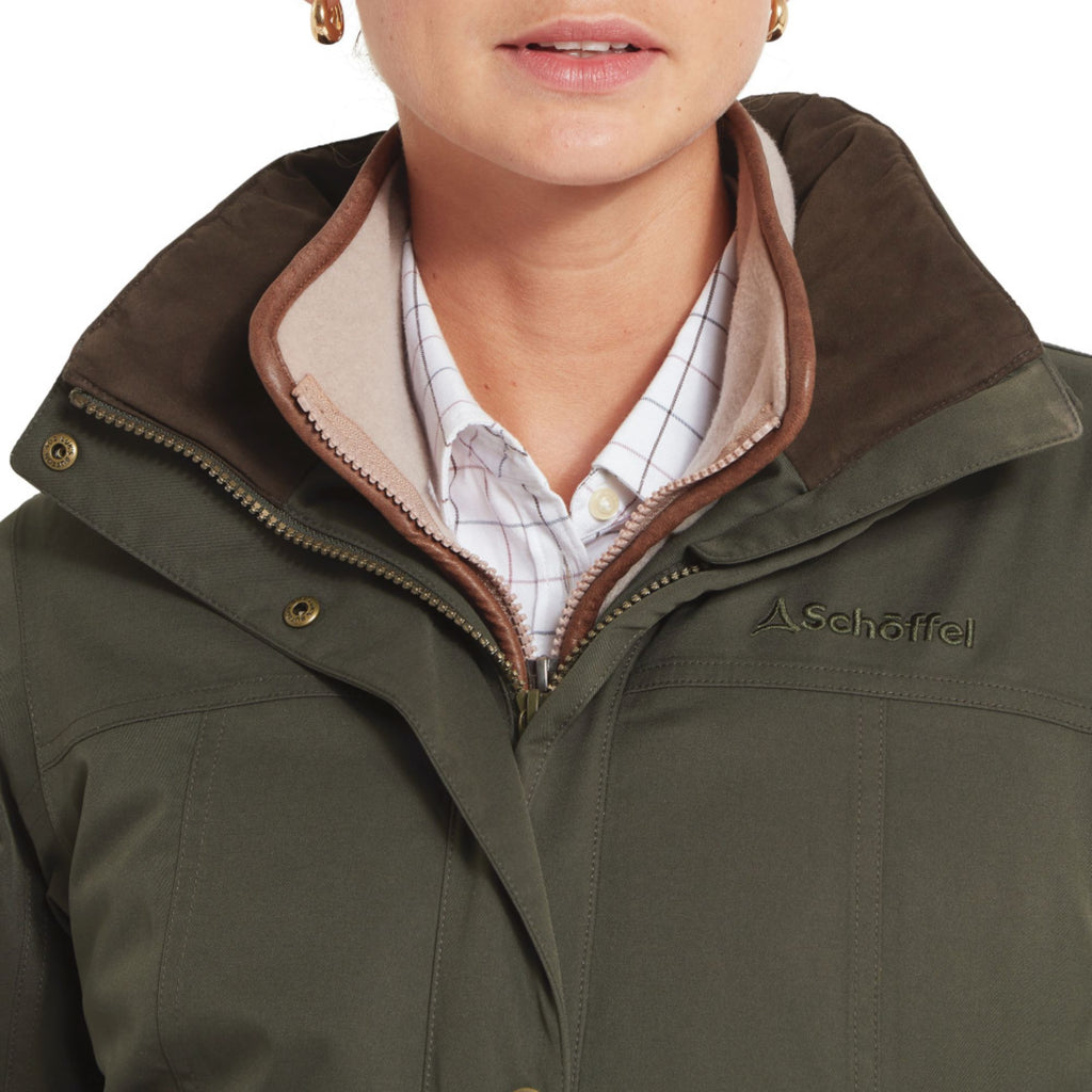 Schoffel Ladies Langton Country Coat - Dark Woodland