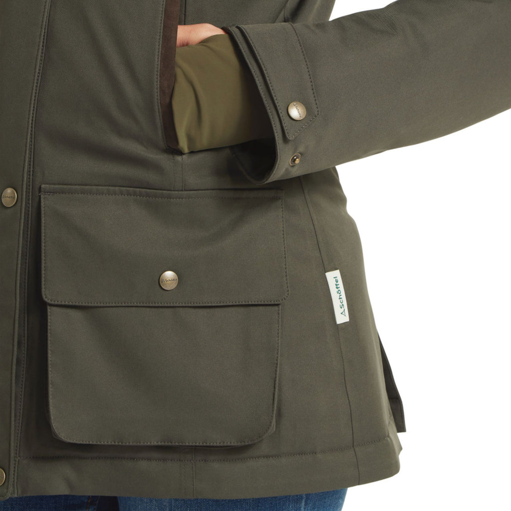Schoffel Ladies Langton Country Coat - Dark Woodland