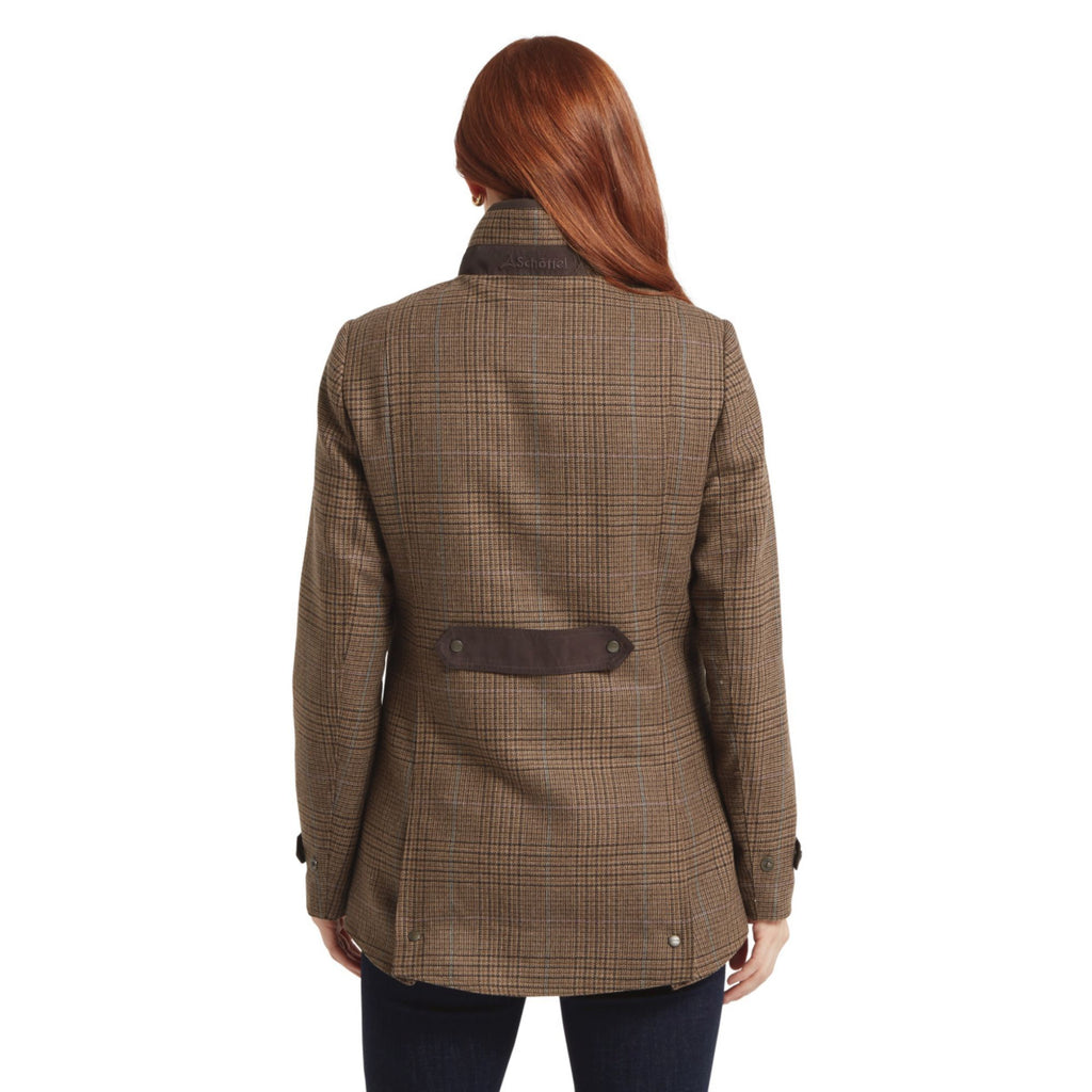 Schoffel Ladies Murra Tweed Coat - Teviot Tweed