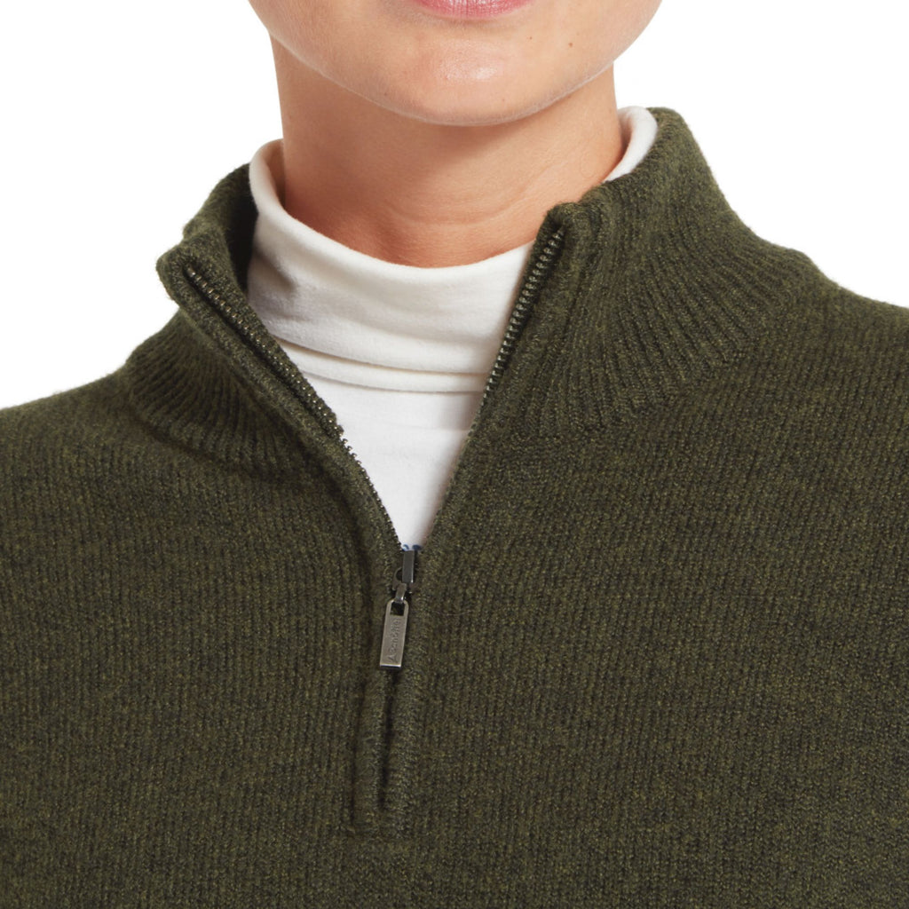 Schoffel Ladies Thoralby 1/4 Zip Jumper - Loden