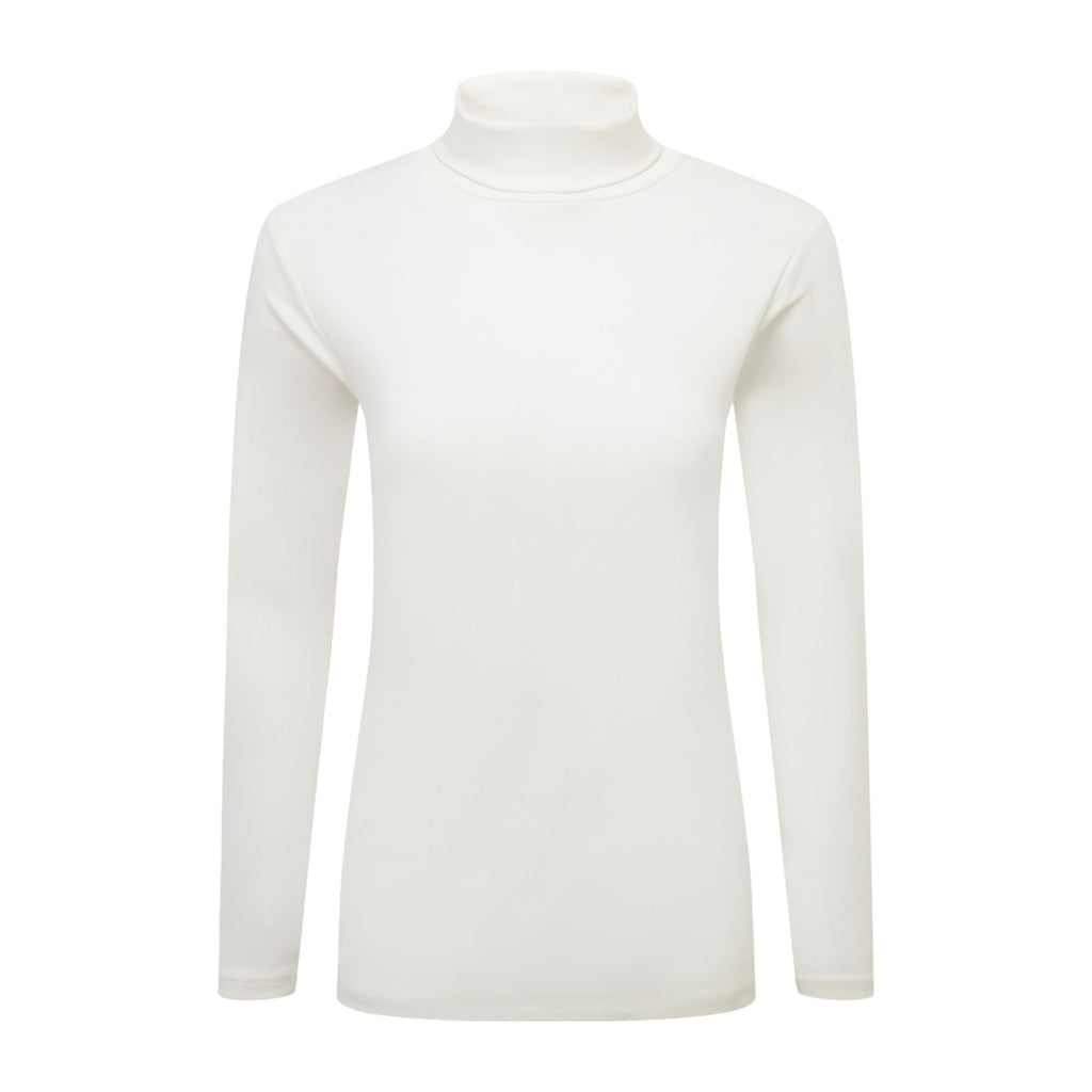 Schoffel Ladies Rosedale Roll Neck - Soft White