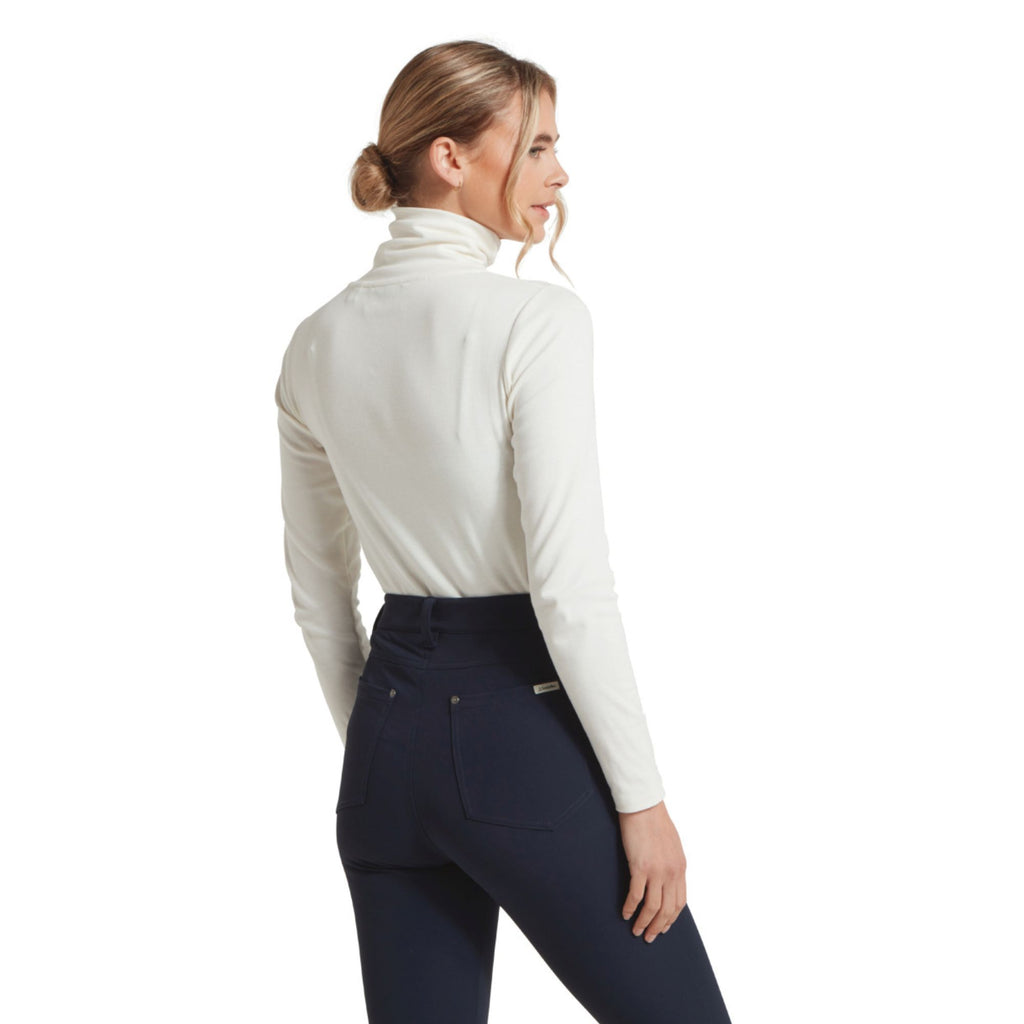 Schoffel Ladies Rosedale Roll Neck - Soft White