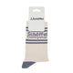 Schoffel Ladies Single Cotton Socks - Pale Stone Retro