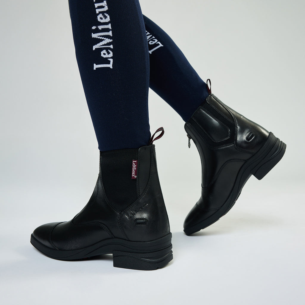 LeMieux Junior Zip Paddock Boot - Black