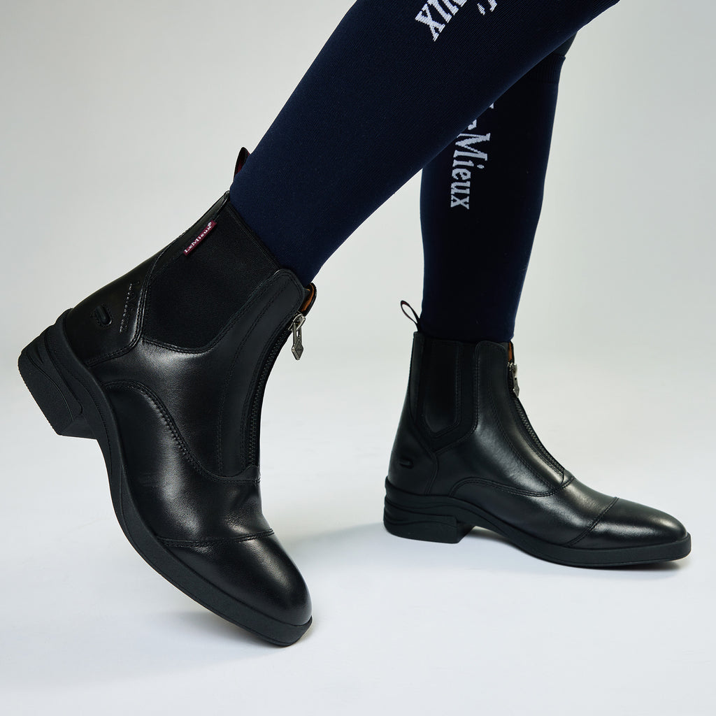 LeMieux Junior Zip Paddock Boot - Black