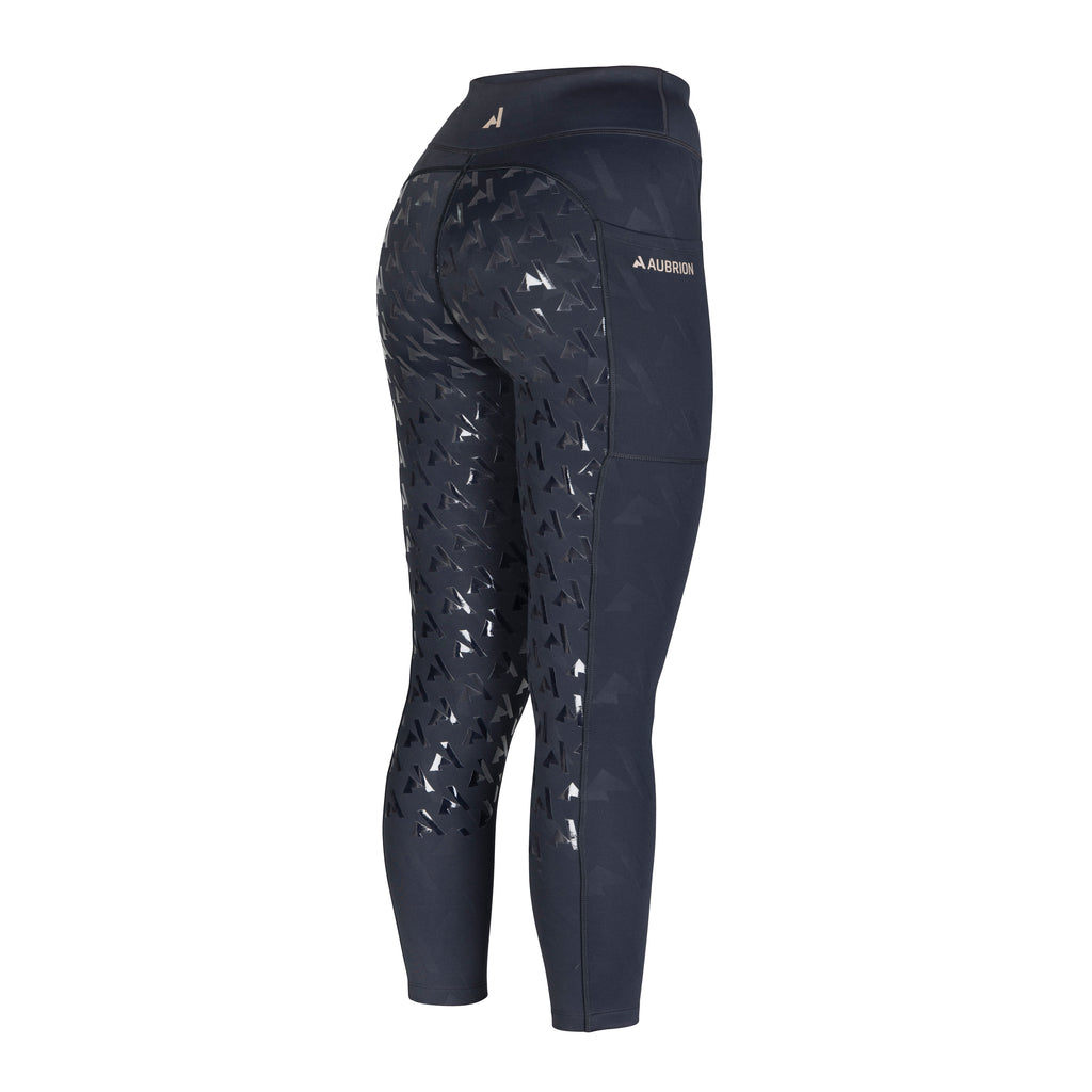 Aubrion React Winter Riding Tights - Shadow