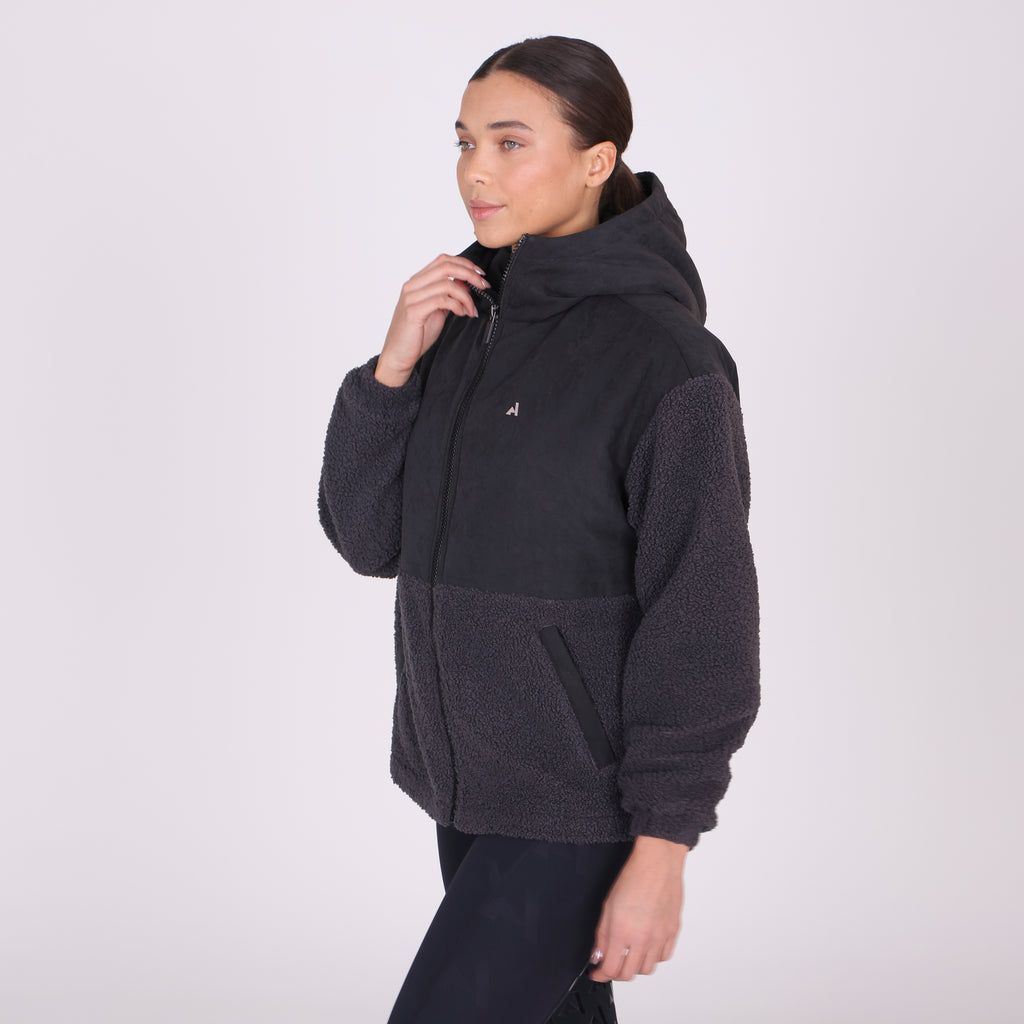 Aubrion React Sherpa Fleece Jacket - Shadow