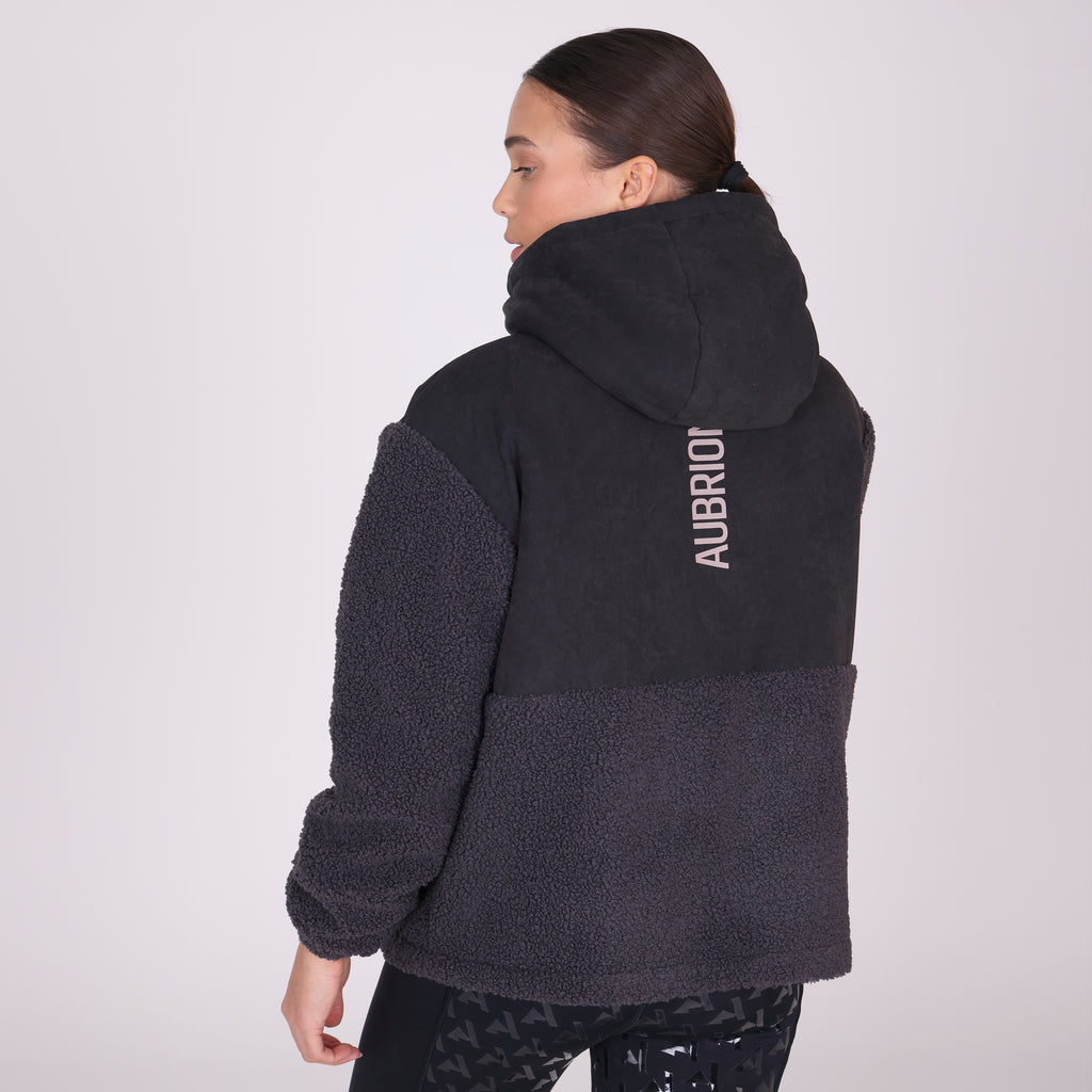 Aubrion React Sherpa Fleece Jacket - Shadow