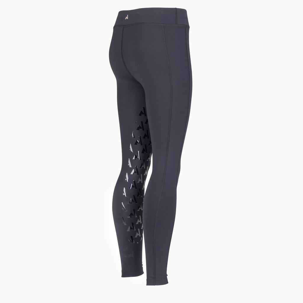 Aubrion Young Rider React Non-Stop Riding Tights - Shadow