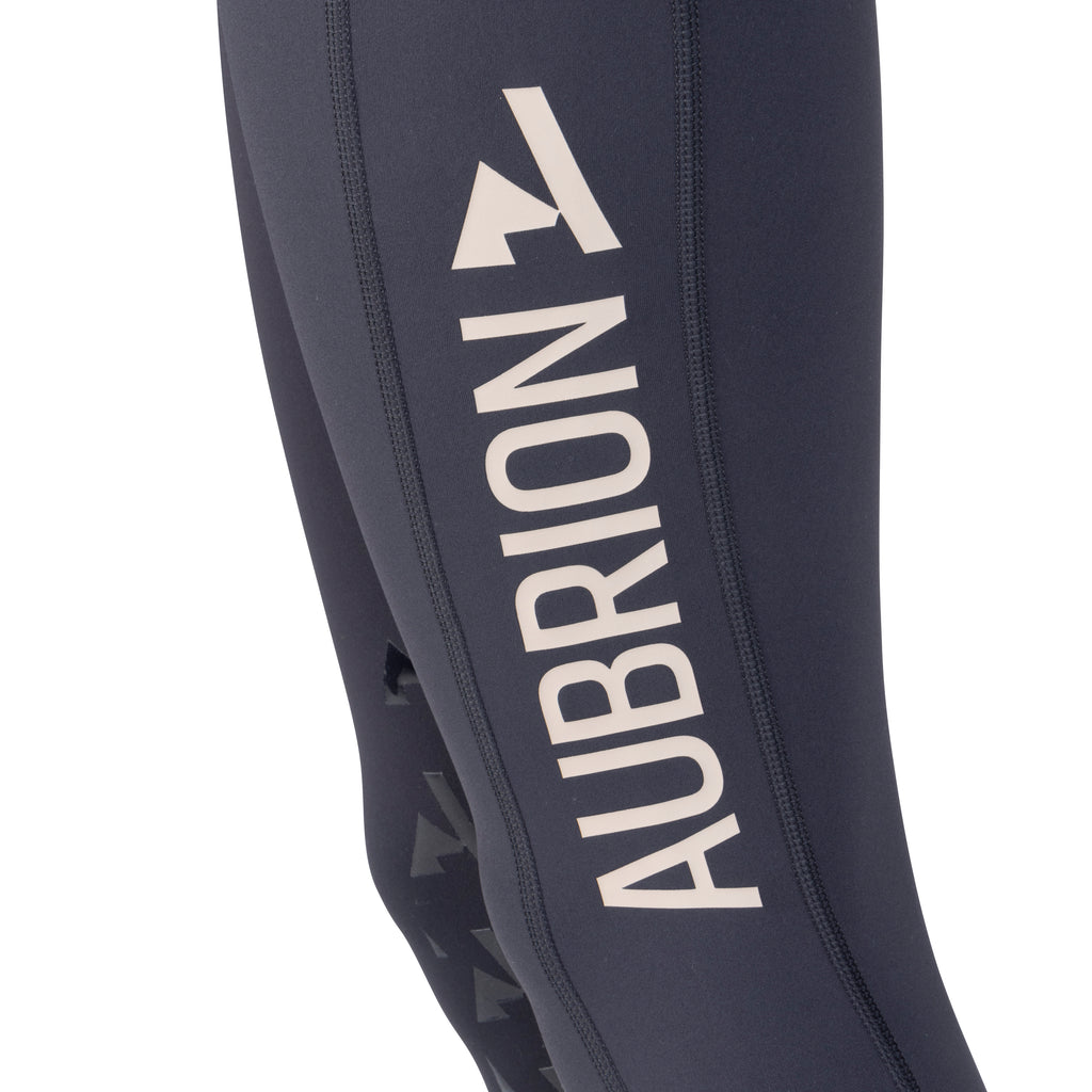 Aubrion Young Rider React Non-Stop Riding Tights - Shadow