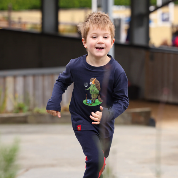 Winnie and Me Long Sleeve Top - Navy