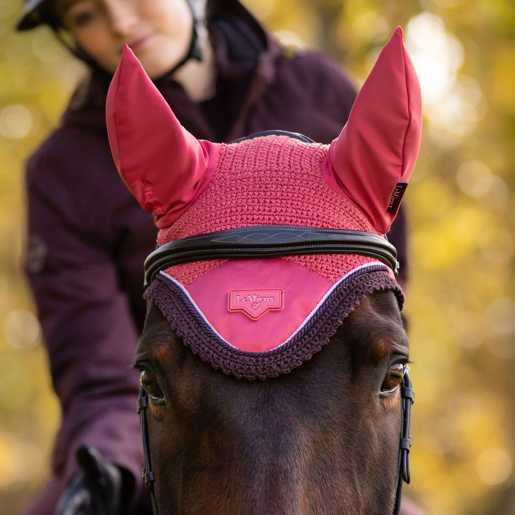 LeMieux Loire Fly Hood - Cranberry