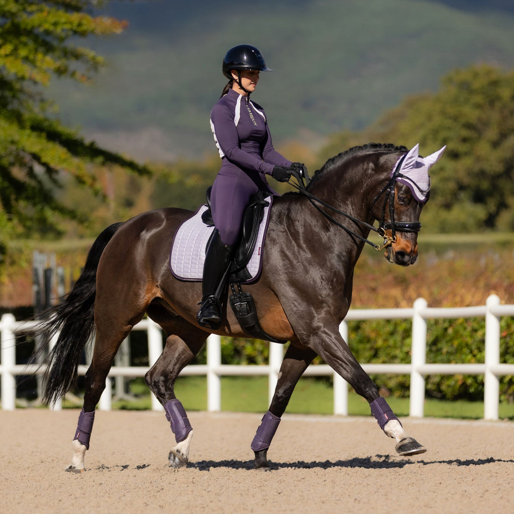 LeMieux Suede Dressage Square - Lilac