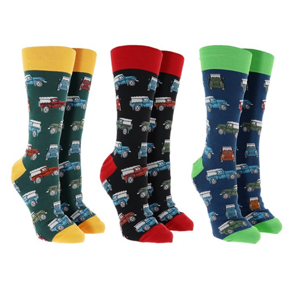 Sock Society Adult Novelty Socks - Landrover