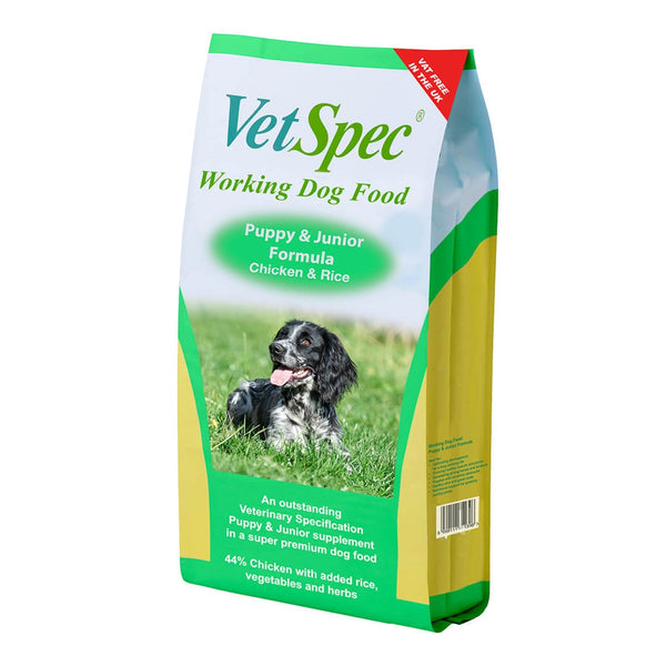 VetSpec Working Dog Puppy/Junior Formula Dog Food