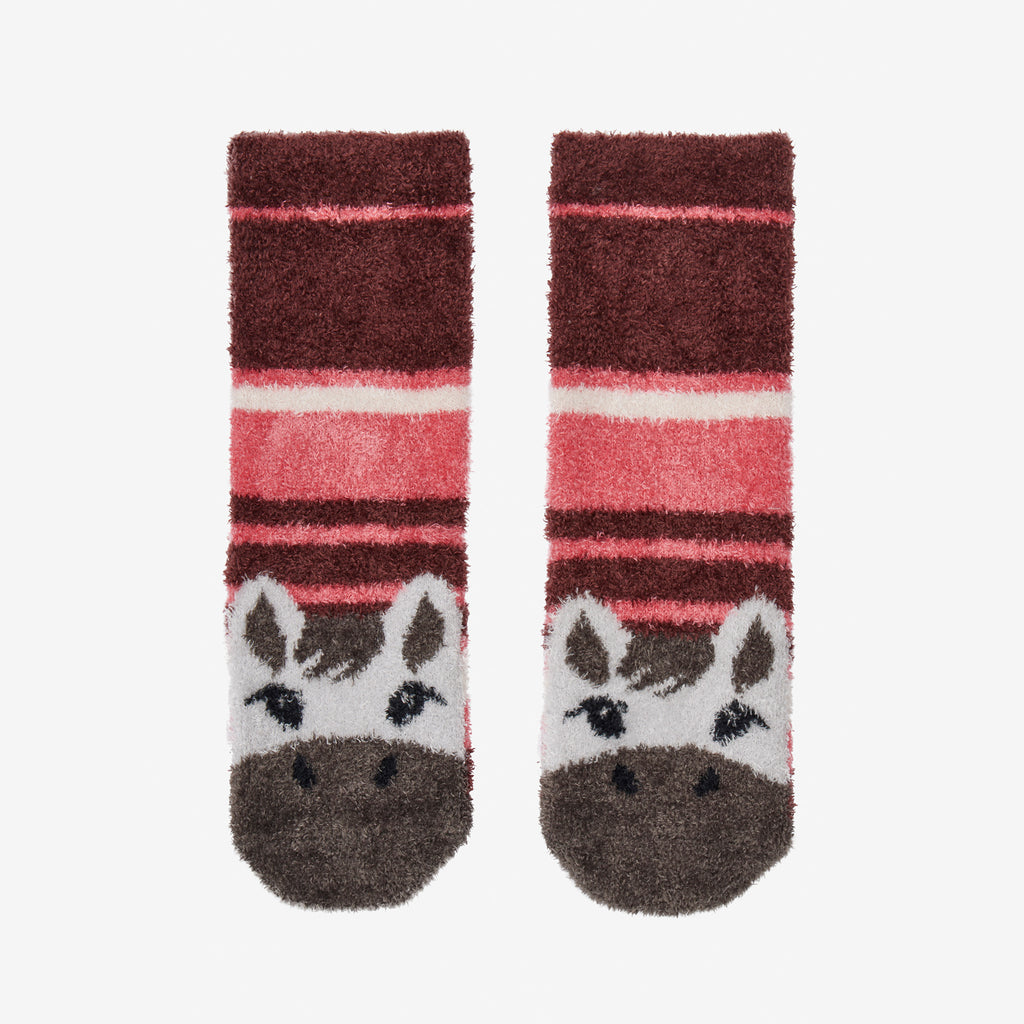 LeMieux Mini Fluffy Character Socks - Andalusian Pony