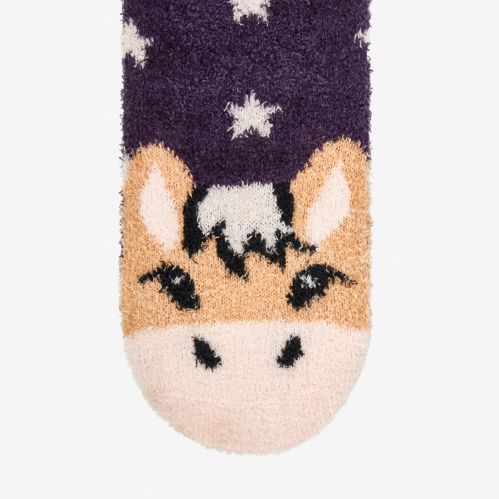 LeMieux Mini Fluffy Character Socks - Juniper