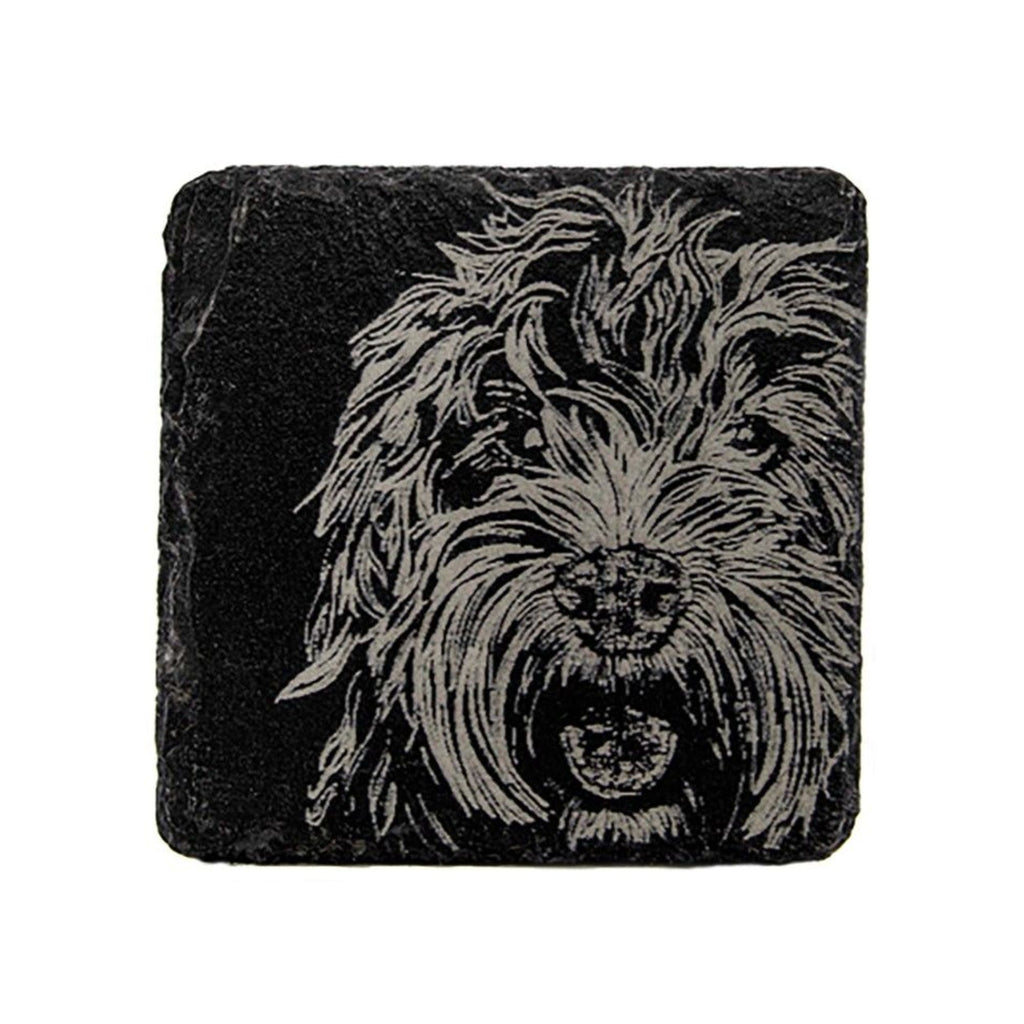 Selbrae House Single Slate Coaster - Cockapoo