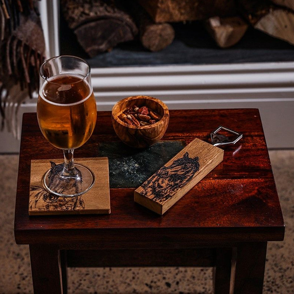 Selbrae House Oak Bottle Opener - Horse Portrait