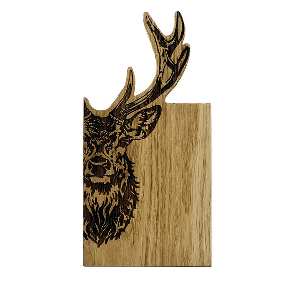 Selbrae House Framed Oak Serving Board Small - Stag